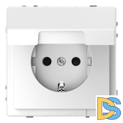 Розетка Schneider Electric Merten D-Life 16A с/з и крышкой MTN2310-6035