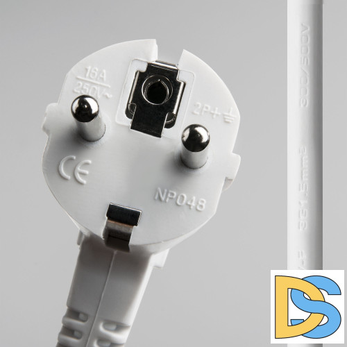 Розеточный блок 4-х местный + 3 USB Werkel белый WL20-04-03