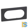 Рамка 4/5-модульная Legrand Celiane черная перкаль 066745