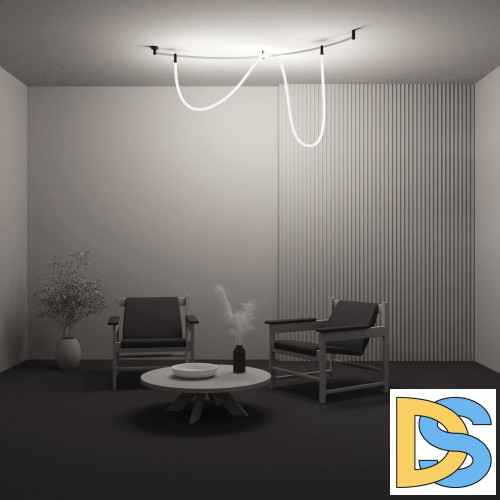 Трековый магнитный светильник Maytoni Tau TR209-1-48W3K-B