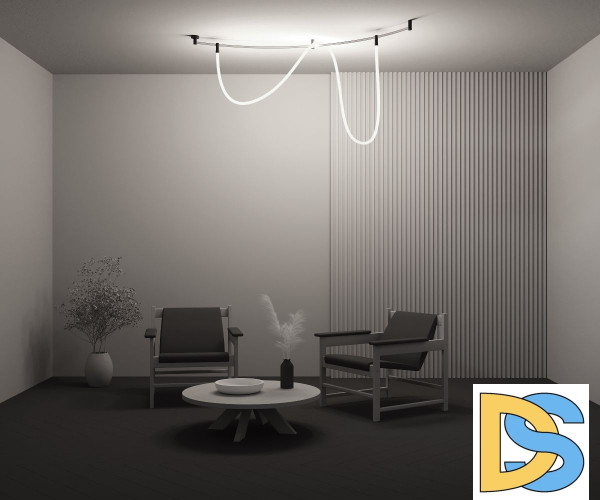 Трековый магнитный светильник Maytoni Tau TR209-1-48W3K-B