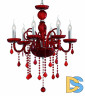 Подвесная люстра Ideal Lux Giudecca SP6 Rosso 027418