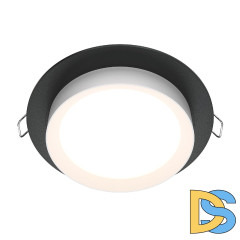 Встраиваемый светильник Maytoni Technical Hoop DL086-GX53-RD-BW