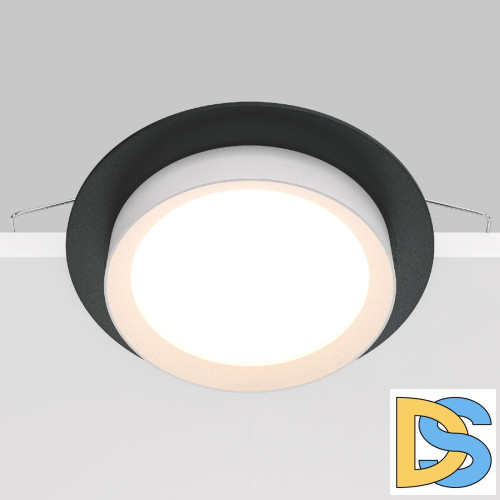 Встраиваемый светильник Maytoni Technical Hoop DL086-GX53-RD-BW
