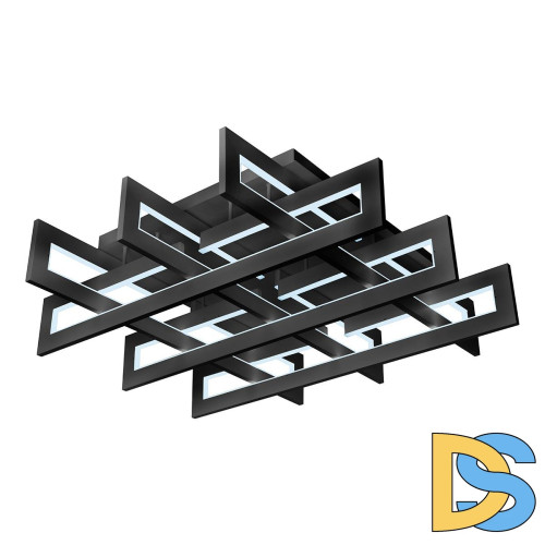Потолочный светодиодный светильник iLedex Stalker 9082-800*800-X 192W BK