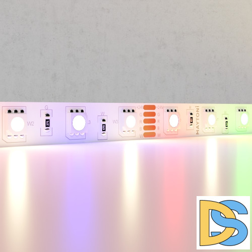 Светодиодная лента Maytoni Technical 24В 5050 14,4Вт/м RGB+W 3000K IP20 10176