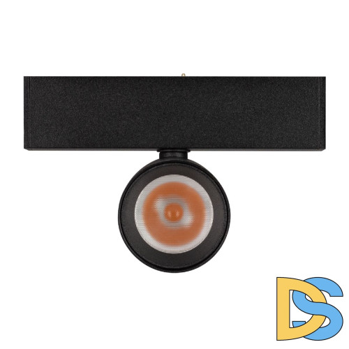 Трековый магнитный светильник Arlight MAG-SPOT-25-R120-12W Warm3000 (BK, 30 deg, 24V, DALI) 046321