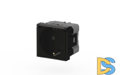 Розетка с крышкой, заземлением и защитой от детей ELBI Moda Vox 611-044832-218