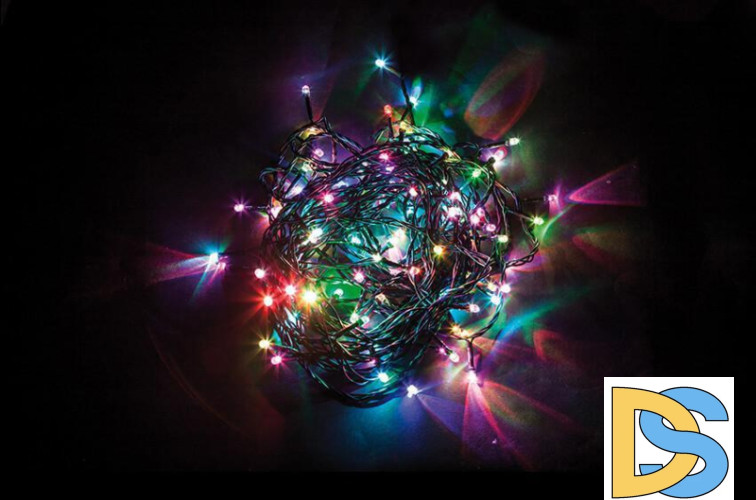 Светодиодная гирлянда Feron 15 веток 230V разноцветная с мерцанием CL93 32953