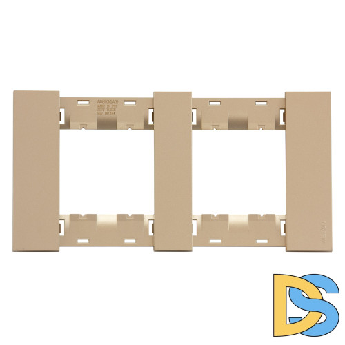 Рамка 2-ая цвет-шампань матовый MEITON AA4802M2ACH