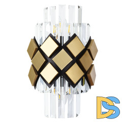 Настенный светильник Arte Lamp Amelia A1039AP-2BK