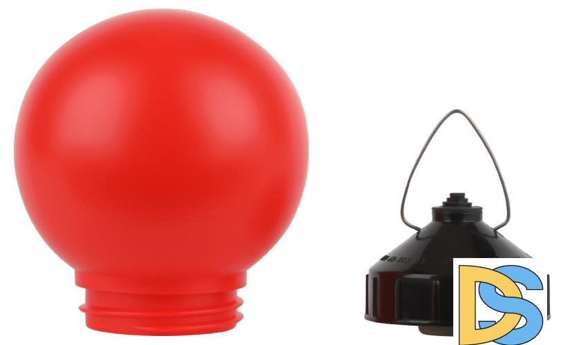 Уличный подвесной светильник Эра НСП 01-60-003 красный Б0052012