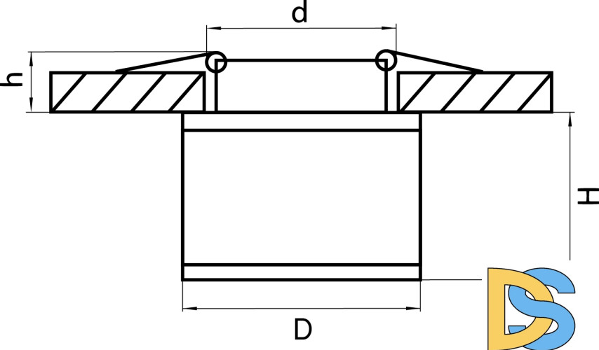 Встраиваемый светильник Lightstar Maturo 072274