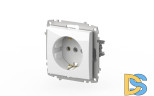 Розетка с заземлением ELBI Zena Vega 609-015600-217
