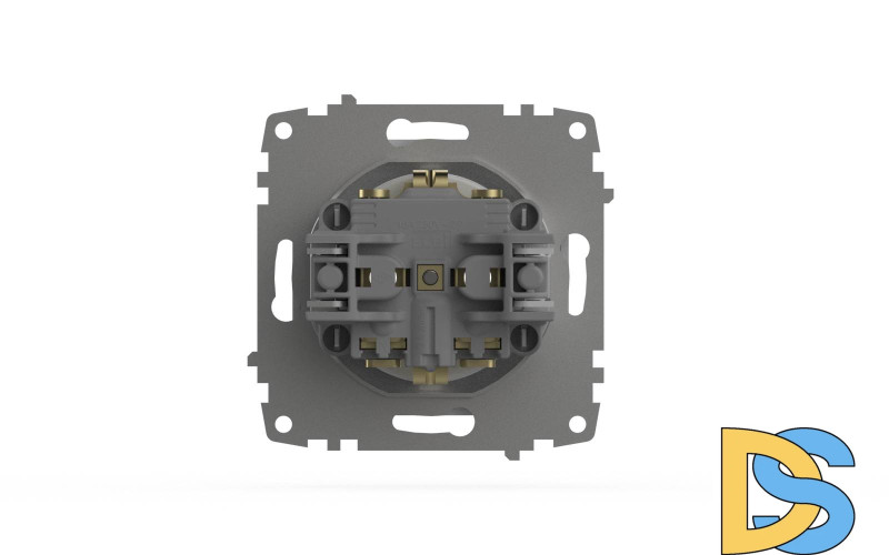 Розетка с заземлением ELBI Zena Vega 609-015600-217