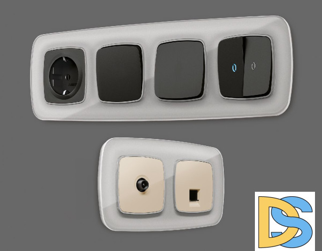 Рамка одноместная Ambrella Volt Radian OF320401