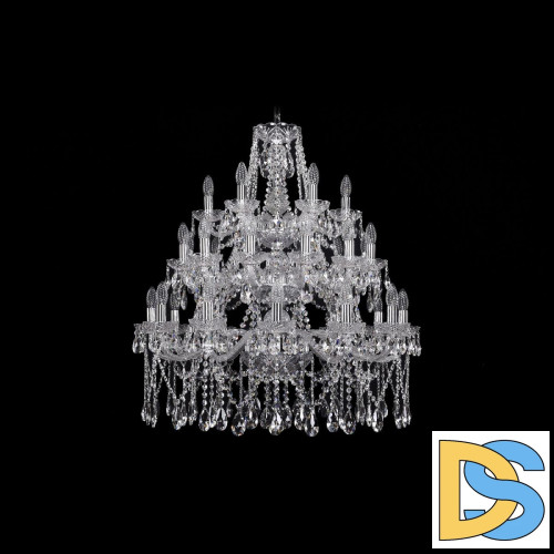 Подвесная люстра Bohemia Ivele Crystal 1413/12+12+6/300/3d Ni