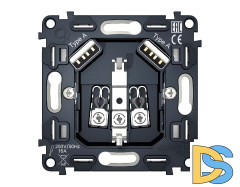 Механизм розетки с/з на винтовых зажимах Ambrella Volt Quant VM155