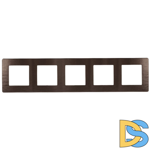 Рамка для розеток и выключателей на 5 постов Эра 12-5105-13 Б0052546