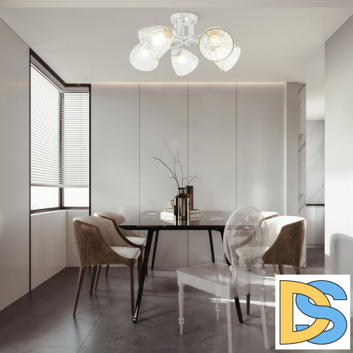 Потолочная люстра Arte Milano Napoli 338756/5 WT+SL