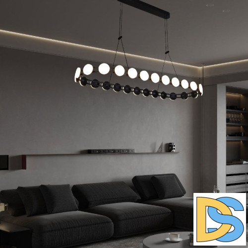 Подвесная люстра Eurosvet Tapioca 90332/26 черный a068075