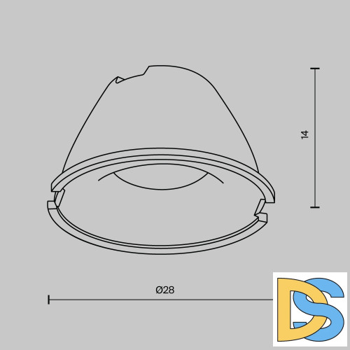 Линза Maytoni Downlight LensD28-24