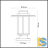 Уличный светильник Odeon Light Mito 4047/1B