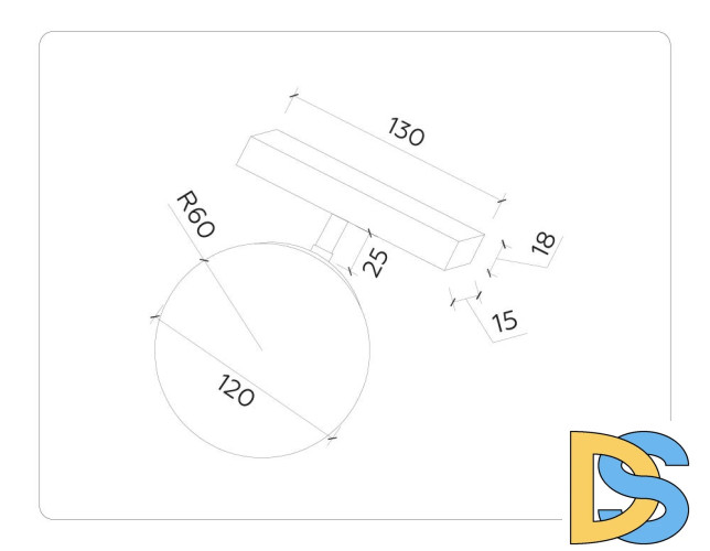 Трековый магнитный светильник Ambrella Light Track System GL3921