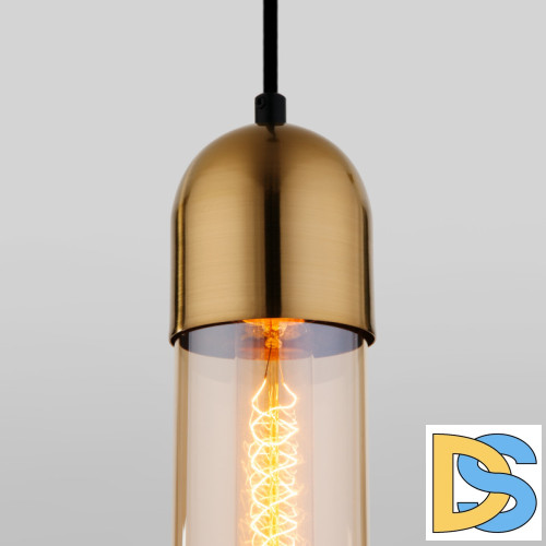 Подвесной светильник Eurosvet Airon 50180/1 янтарный