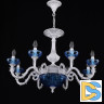 Подвесная люстра Bohemia Ivele Crystal AL79101P/8/250 WMN P Aquamarine/M-1G