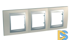 Рамка 3-постовая Schneider Electric Unica Top MGU66.006.095