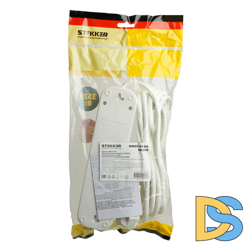 Удлинитель четырехместный Stekker Home 49360