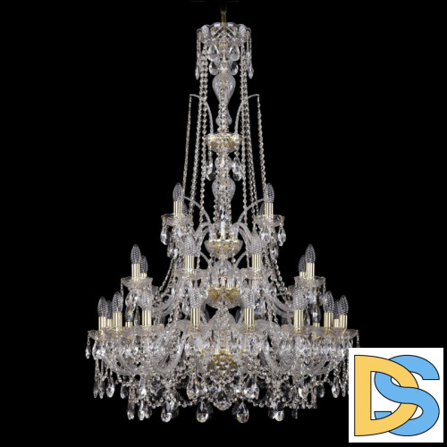Подвесная люстра Bohemia Ivele Crystal 1411/16+8+4/300/XL-131/3d G