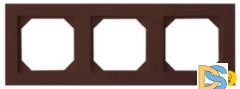 Рамка 3-ая Epsilon коричневый