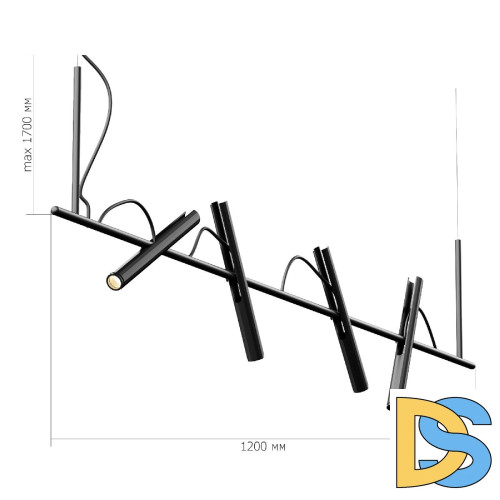 Подвесной светильник ST Luce Lilt SL6210.403.04