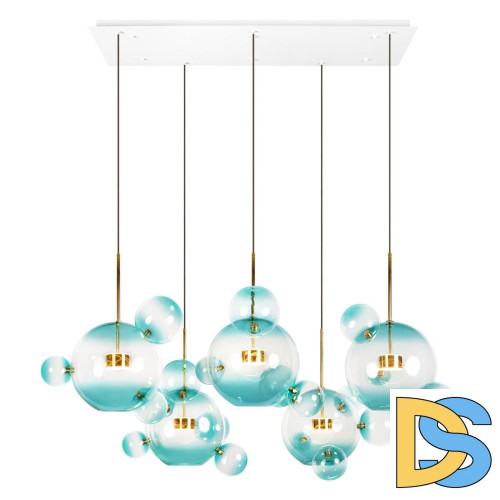 Подвесная люстра Loft IT Bolle 2027-S5 Blue