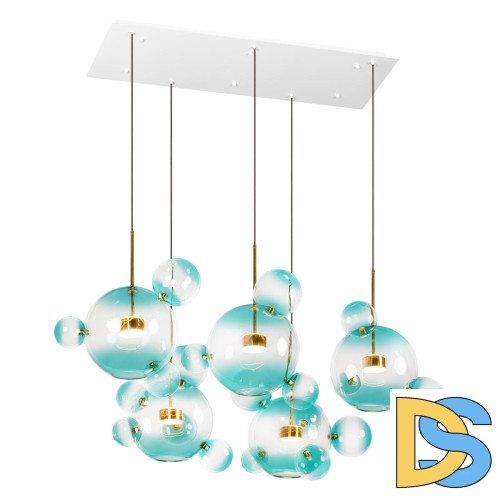 Подвесная люстра Loft IT Bolle 2027-S5 Blue