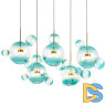 Подвесная люстра Loft IT Bolle 2027-S5 Blue