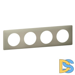 Рамка 4-постовая Legrand Celiane грин перкаль 066714