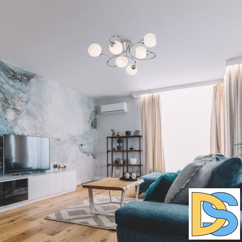 Люстра на штанге Eurosvet TULIA 30136/6 хром