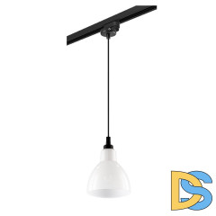 Трековый светильник Lightstar Track 1 black L1T865017 (865017+592007)