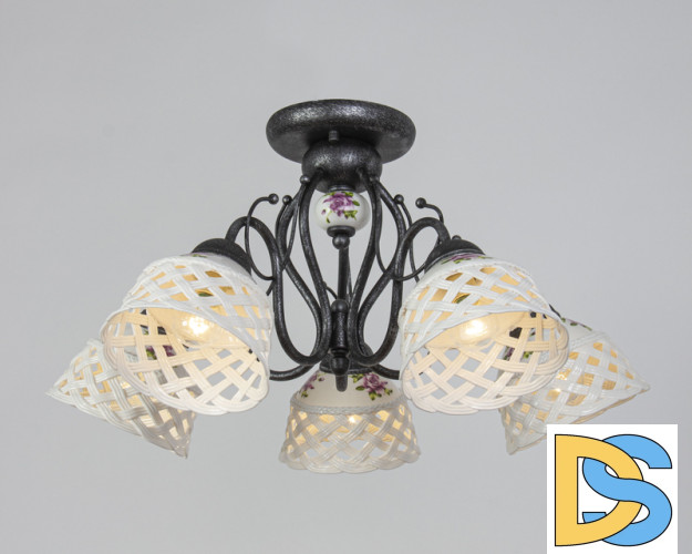 Потолочная люстра Abrasax Emilia MDK9365/5BBlack