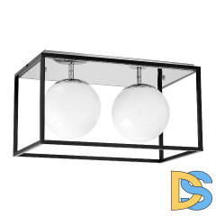 Потолочный светильник Lumina Deco Maldini LDC 8060-2 CHR+BK