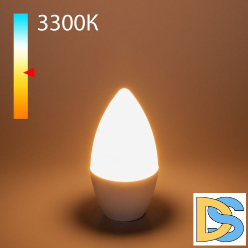 Лампа светодиодная Elektrostandard E14 8W 3300K свеча матовая 4690389152306