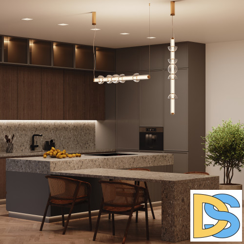 Подвесной светильник Maytoni Cosmo MOD210PL-L39BS3K