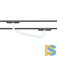 Трековый магнитный однофазный светильник Denkirs Air ray DK5357-BK