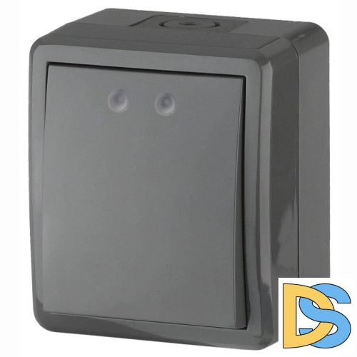 Выключатель одноклавишный ЭРА Эксперт 10AX 250V IP54 11-1401-03 Б0020670