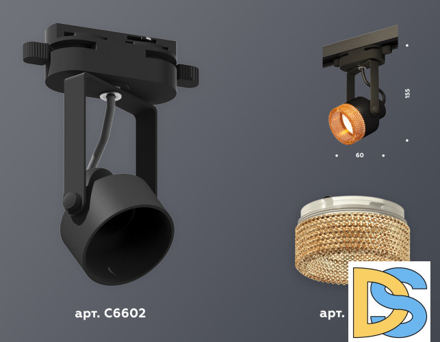 Трековый однофазный светильник Ambrella Light Track System XT6602064 (C6602, N6154)