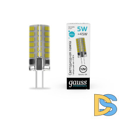 Светодиодная лампа Gauss Elementary G4 5W 4100K 18725
