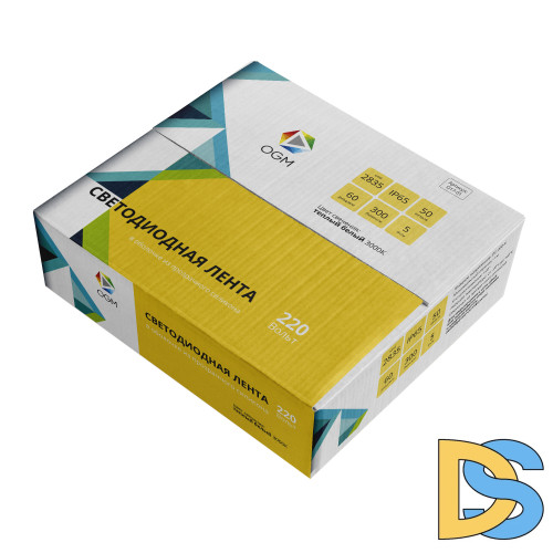 Светодиодная лента Apeyron Эконом 220В 2835 5Вт/м 3000К 50м IP65 O17-01
